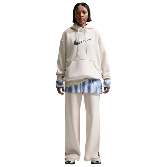 Nike Γυναικείο παντελόνι φόρμας Sportswear Phoenix Fleece High-Waisted Wide-Leg Logo Pants